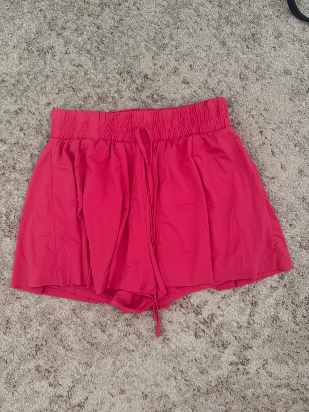 Alter’d State Women’s Pink Elastic Waist Drawstring Shorts